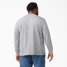 Heavyweight Long Sleeve Henley T-Shirt - Heather Gray &#40;HG&#41;