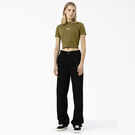 Women&#39;s Maple Valley Logo Cropped T-Shirt - Green Moss &#40;G2M&#41;