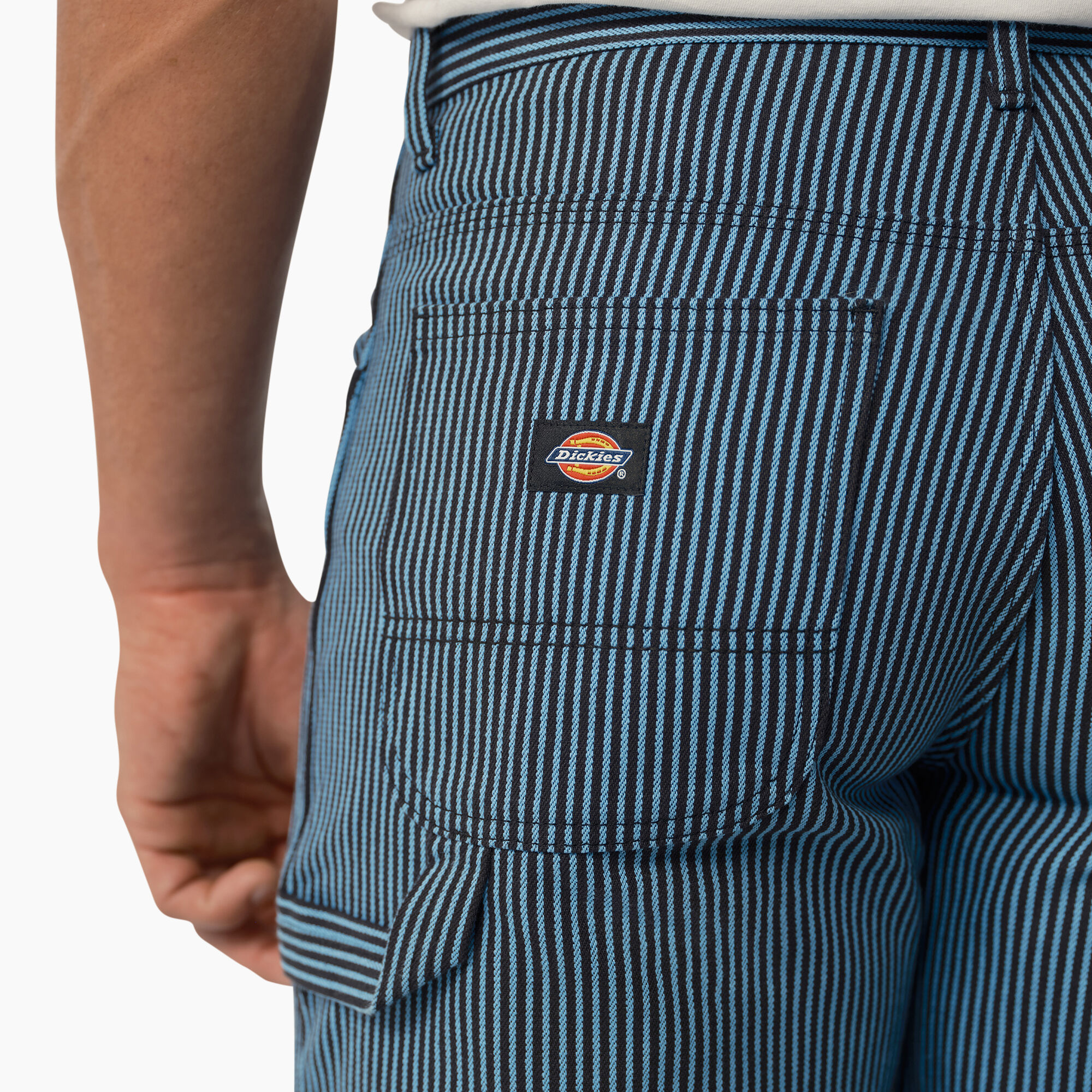 Hickory Stripe Carpenter Shorts 11