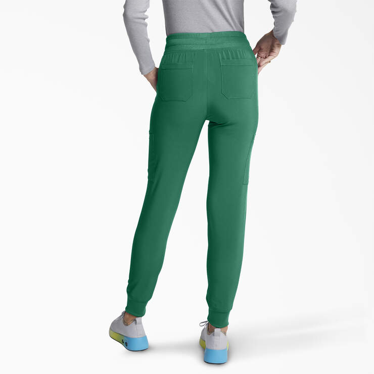 Women's EDS Essentials Jogger Scrub Pants - Hunter Green (HTR) image number 2