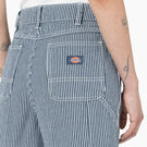 Women&#39;s Hickory Stripe Shorts, 5&quot; - Airforce Blue &#40;AF&#41;