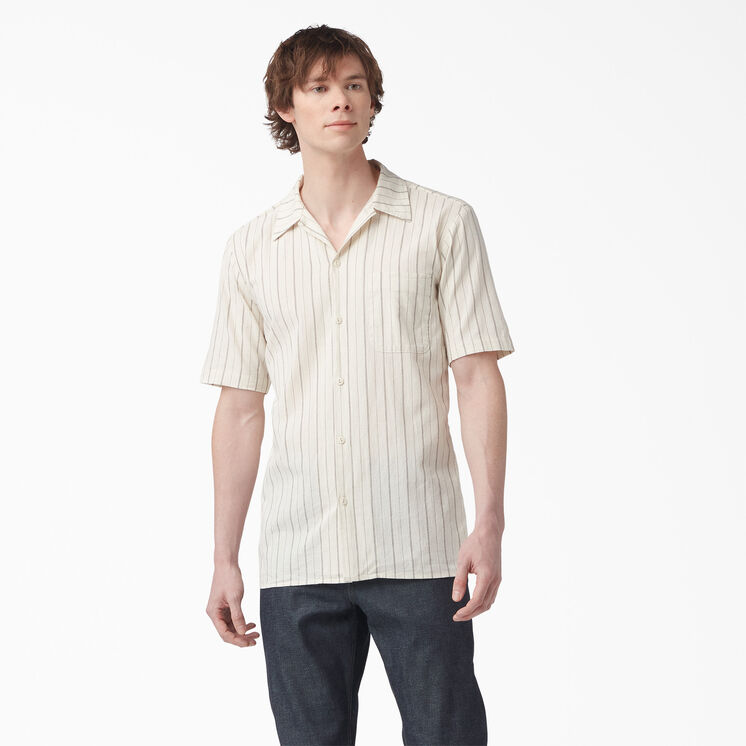 Dickies 1922 Striped Short Sleeve Shirt - Rinsed Gray &#40;RGY&#41;