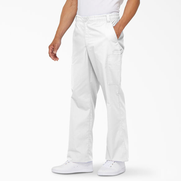 Men&#39;s EDS Signature Cargo Scrub Pants - White &#40;DWH&#41;