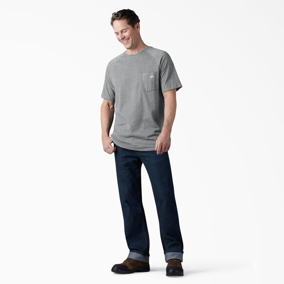 Cooling Short Sleeve Pocket T-Shirt - Heather Gray &#40;HG&#41;