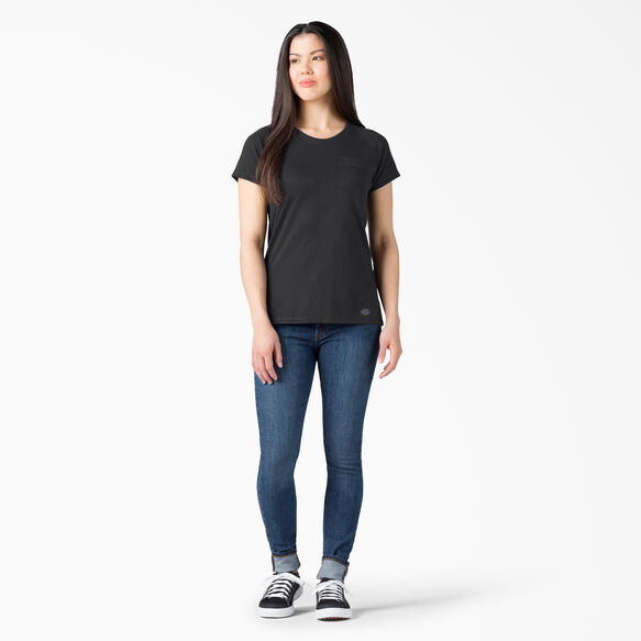 Women&#39;s Cooling Short Sleeve Pocket T-Shirt - Black &#40;KBK&#41;