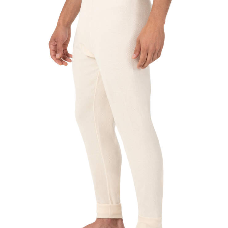 Men's Heavyweight Long Johns Thermal Underwear Bottom - Natural Beige (NT) image number 3