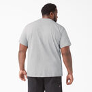 Heavyweight Short Sleeve Henley T-Shirt - Heather Gray &#40;HG&#41;