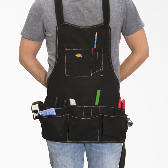 16-Pocket Work Apron - Black &#40;BK&#41;