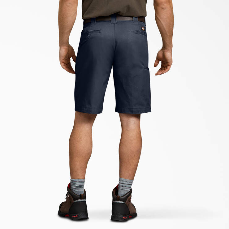 Relaxed Fit Work Shorts, 11" - Dark Navy (DN) image number 2