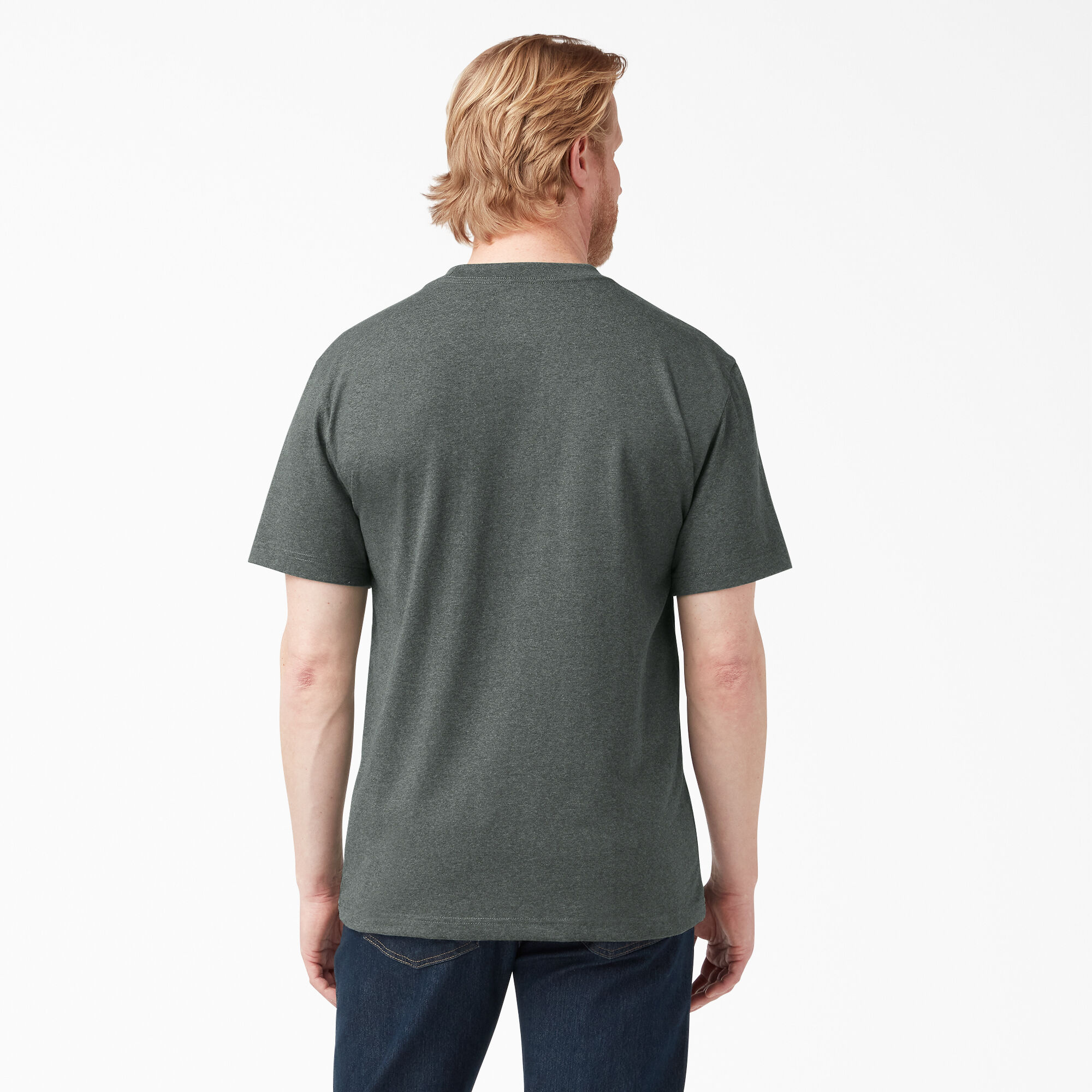Men s Heavyweight Heathered Short Sleeve Pocket T Shirt Dickies US