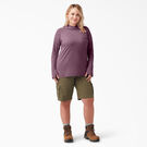 Women&#39;s Plus Cooling Performance Sun Shirt - Mauve Shadow Heather &#40;VSH&#41;