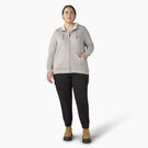 Women&#39;s Plus Heavyweight Full-Zip Hoodie - Heather Gray &#40;HG&#41;