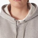 Women&#39;s Plus Heavyweight Logo Sleeve Hoodie - Heather Gray &#40;HG&#41;