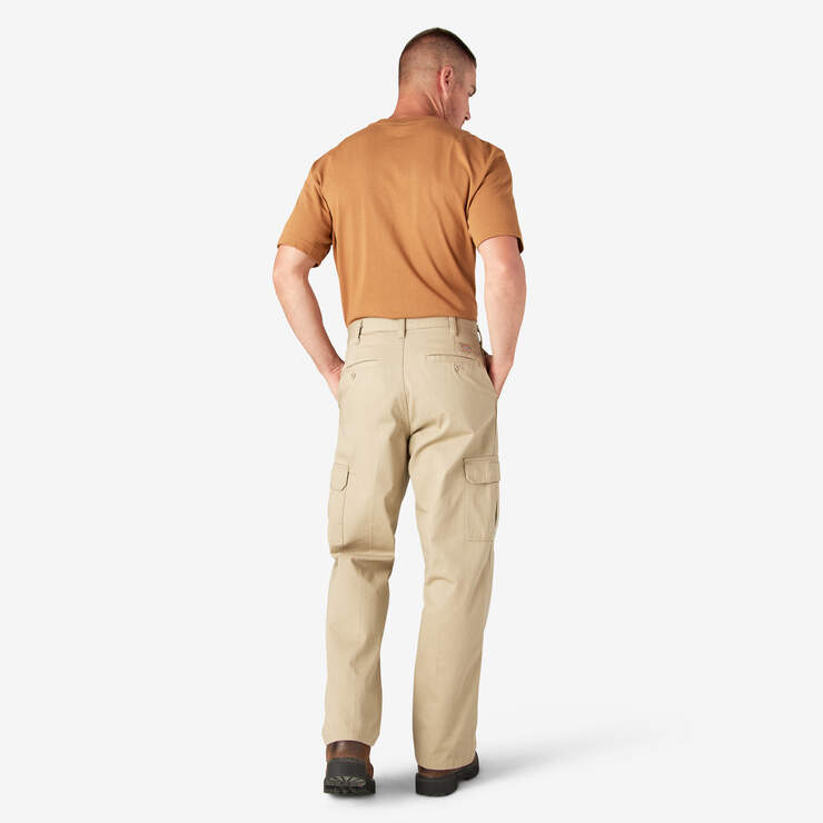 Loose Fit Cargo Pants - Rinsed Khaki (RKH) image number 6