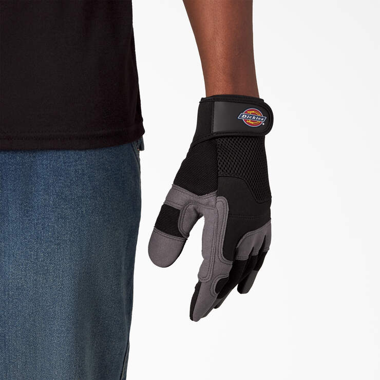 Utility Work Gloves - Black (BK) image number 6