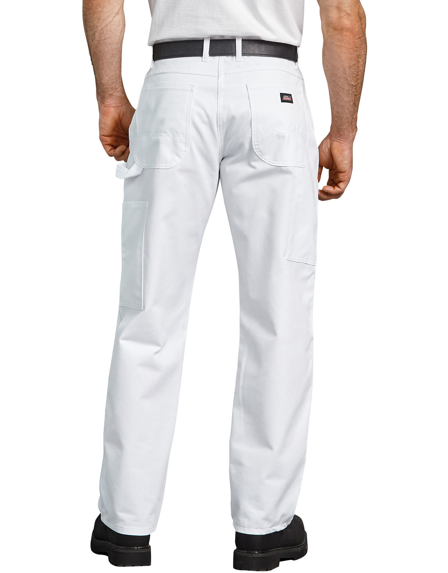 Men's Dickies Painter Pant~White~7 Pocket~Hammer Loop~Comfort Waist ...