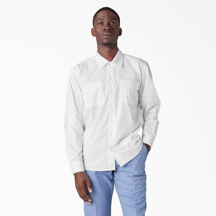 Dickies Premium Collection Service Shirt - White (WH) image number 1