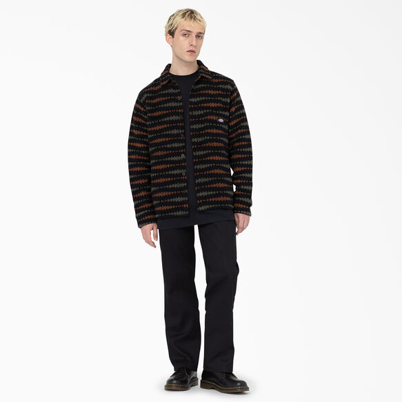 Falkville Button-Up Shirt - Black/Military Green &#40;BMN&#41;