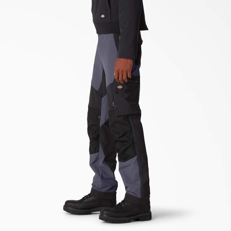 FLEX Performance Workwear Regular Fit Technical Pants - Grey Black (UEB) image number 3