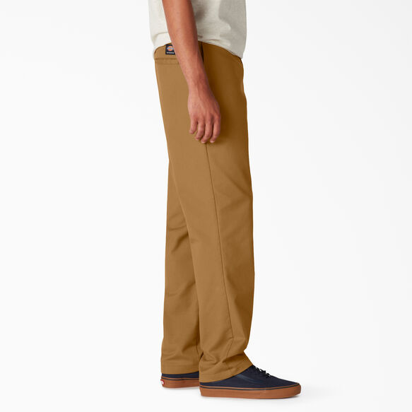 Dickies Skateboarding Slim Fit Pants - Brown Duck Contrast Topstitch &#40;TSB&#41;