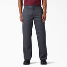 Loose Fit Double Knee Work Pants - Charcoal Gray &#40;CH&#41;