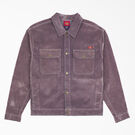 Opening Ceremony Flock Denim Utility Jacket - Lilac &#40;LC&#41;