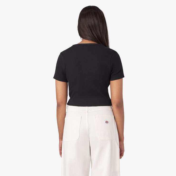 Women’s Short Sleeve Emporia Cardigan - Black (KBK) image number 2