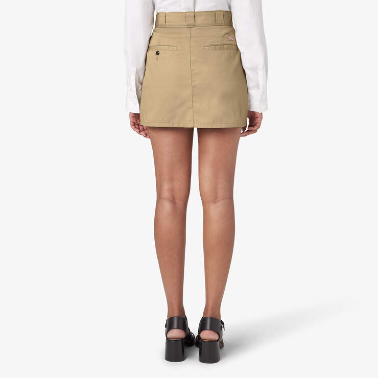 Women's Mini Skirt - Khaki (KH) image number 2