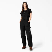 Women’s Regular Fit Insulated Bib Overalls - Black (BKX)