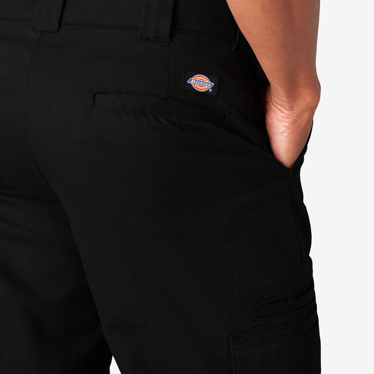 Slim Fit Cargo Pants - Black (BK) image number 9