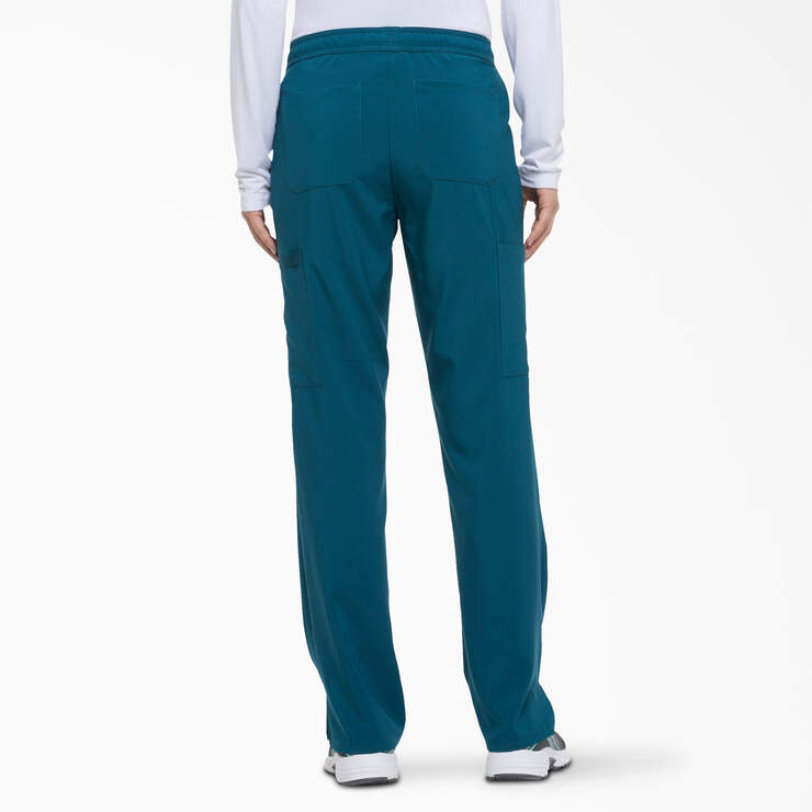 Women's EDS Essentials Contemporary Fit Scrub Pants - Caribbean Blue (CRB) image number 2