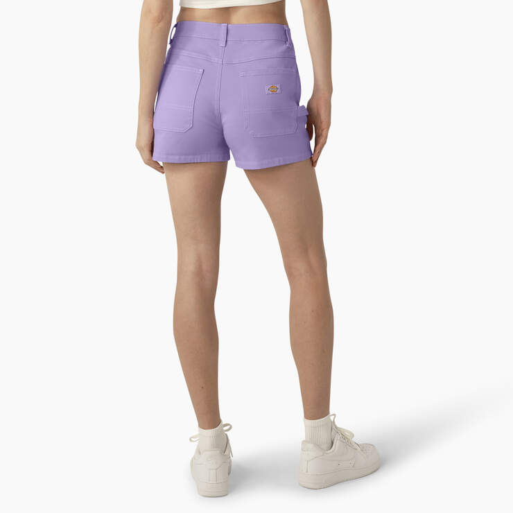 Women's Carpenter Shorts, 3" - Purple Rose (UR2) image number 2