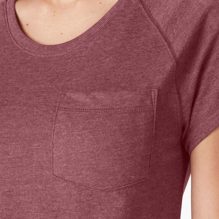 Women's Cooling Short Sleeve Pocket T-Shirt - Dark Port (RSD) image number 5