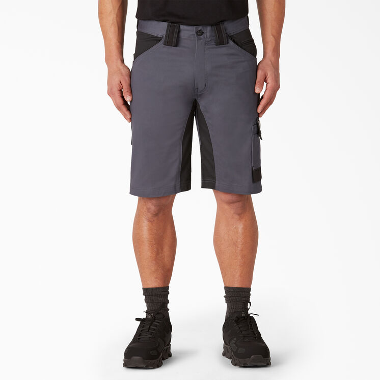 Performance Workwear GDT Cargo Shorts, 11&quot; - Grey Black &#40;UEB&#41;
