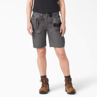 Traeger x Dickies Women's Relaxed Fit Shorts, 9" - Slate Gray (SL)
