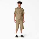 Loose Fit Multi-Use Pocket Work Shorts, 15&quot; - Khaki &#40;KH&#41;