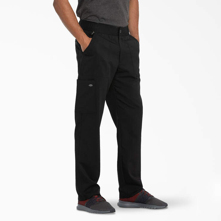 Men's Balance Zip Fly Scrub Pants - Black (BLK) image number 4