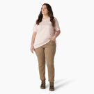 Women&#39;s Plus Heavyweight Workwear Graphic T-Shirt - Lotus Pink &#40;LO2&#41;