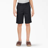 Boys' FLEX Slim Fit Shorts, 8-20 - Black (BK)