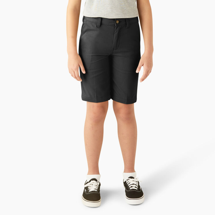 Boys&#39; FLEX Slim Fit Shorts, 8-20 - Black &#40;BK&#41;