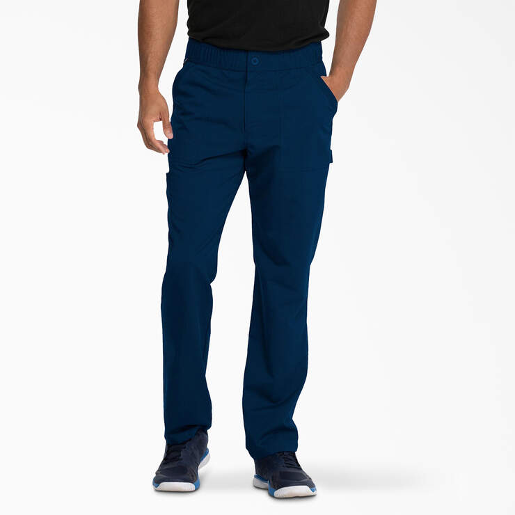 Men's Balance Zip Fly Scrub Pants - Navy Blue (NVY) image number 1