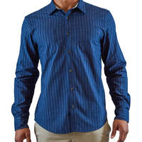 Heritage Long Sleeve Shirt - Rinsed Blue White Stripe (RLW)