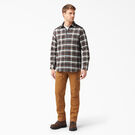 Heavyweight Brawny Flannel Shirt - Chocolate Brown Plaid &#40;A1H&#41;