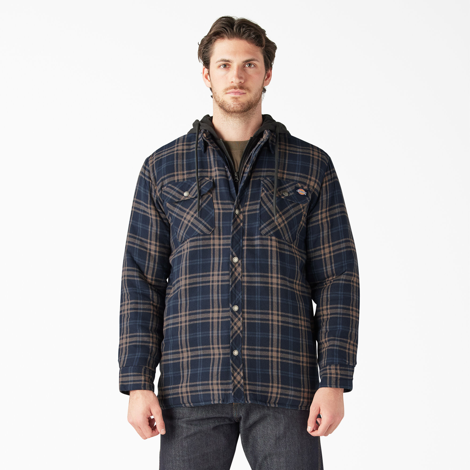 Dickies hooded flannel 2025