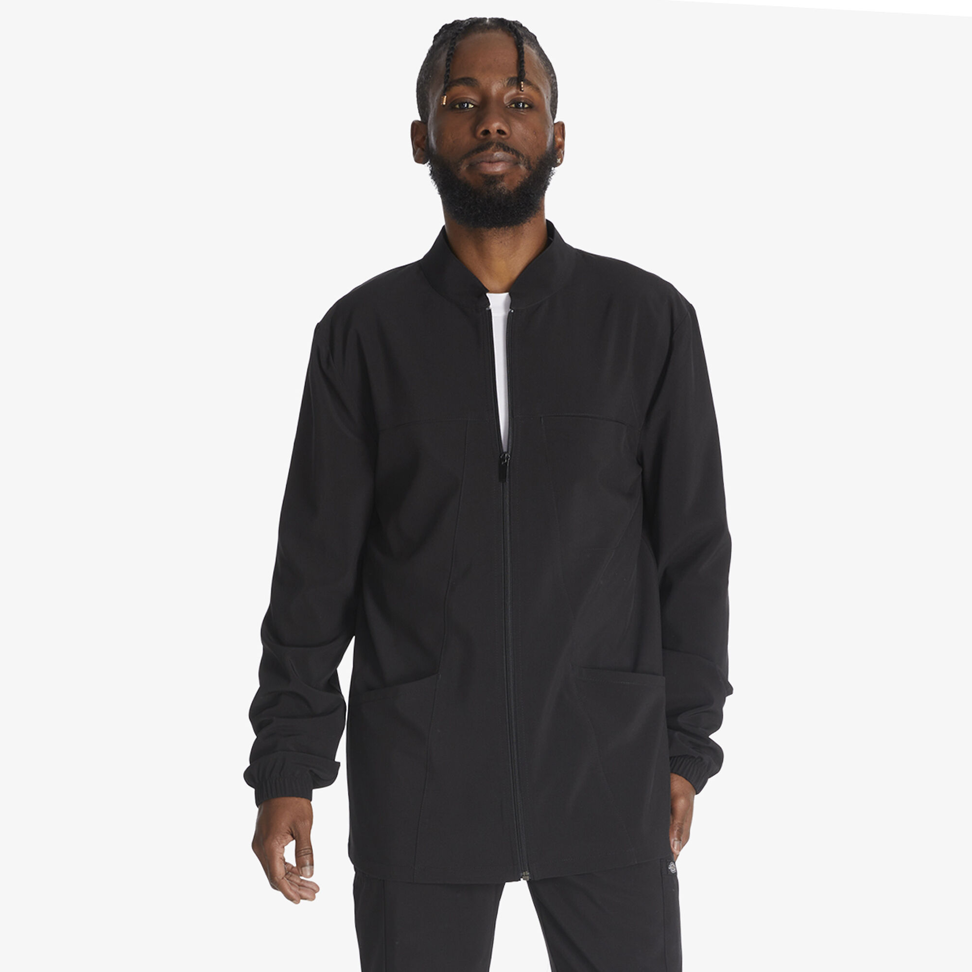 Men s EDS Essentials Zip Front Scrub Jacket Dickies US