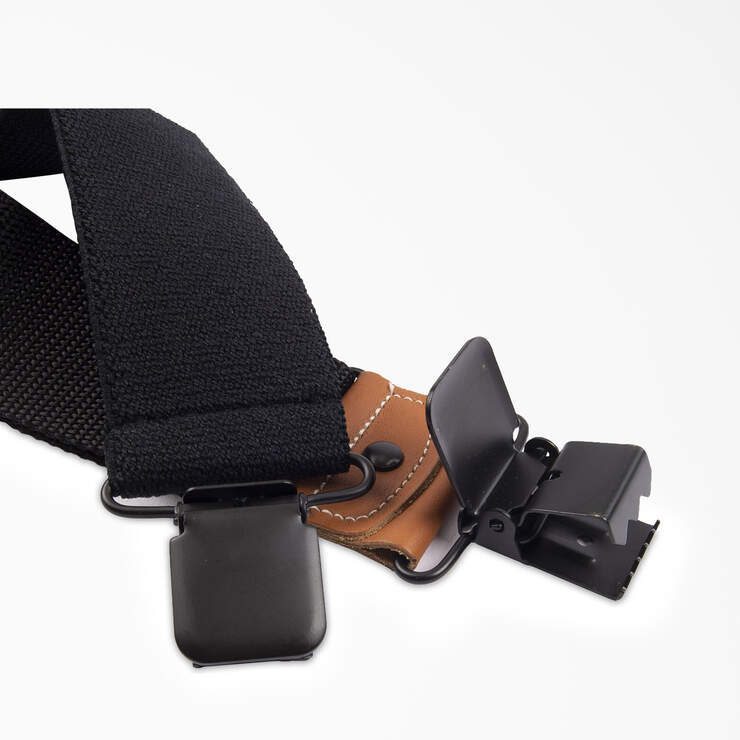 2-Inch Wide Work Suspenders - Black (BK) image number 3