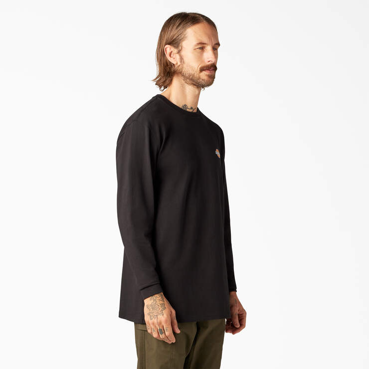 Long-Sleeve Graphic T-Shirt - Black (BK) image number 4