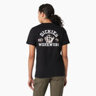 Women&#39;s Heavyweight Workwear Graphic T-Shirt - Black &#40;KBK&#41;