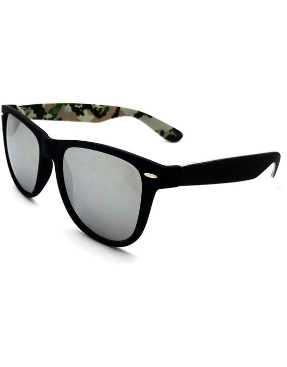 Black Camo Wayfarer Sunglasses, 55mm - Gray Black Camo (YBC)