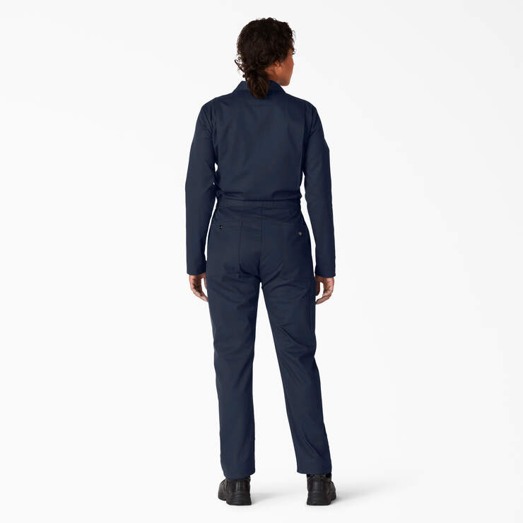 Women's Cooling Long Sleeve Coveralls - Dark Navy (DN) image number 2